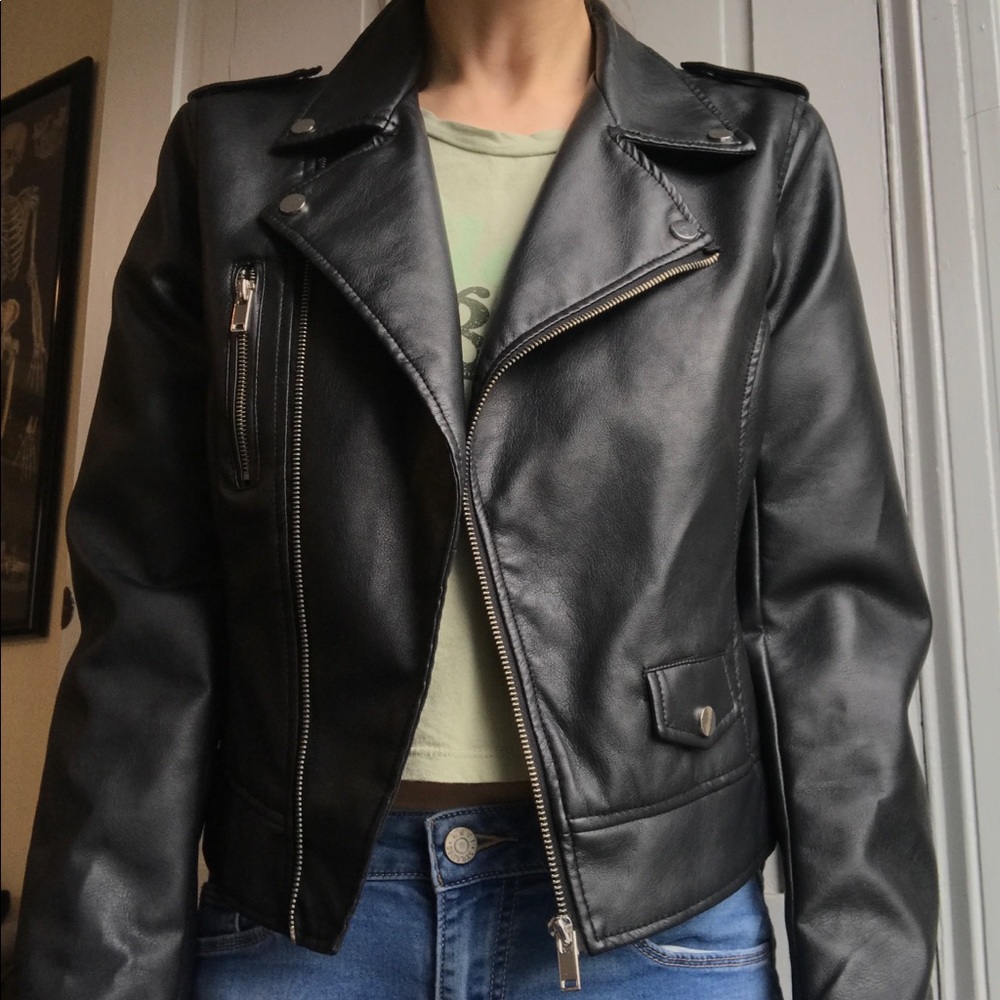 Atmosphere Faux Leather Jacket